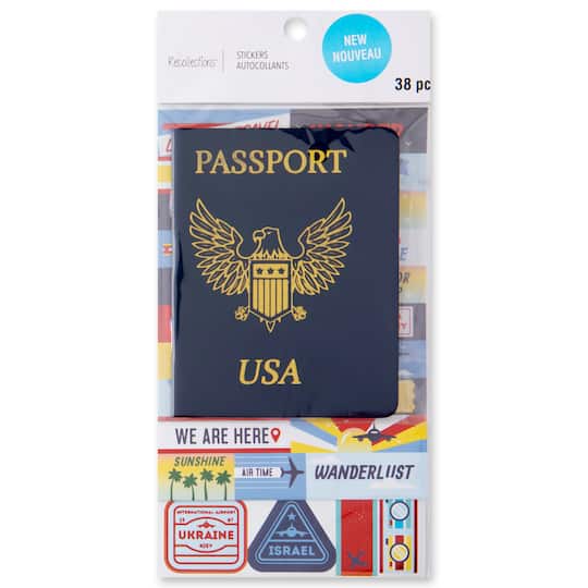 Passport & Travel Stickers by Recollections™